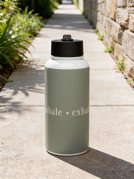 💧 inhale · exhale – Trinkflasche