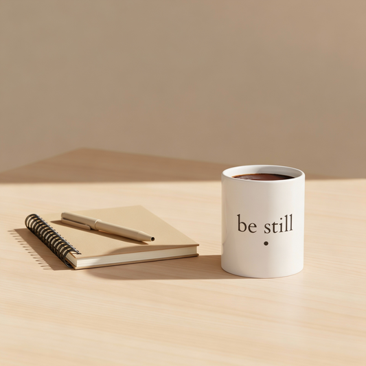 ☕ be still – Tasse