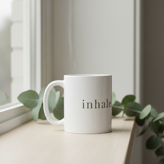 ☕ inhale · exhale – Tasse