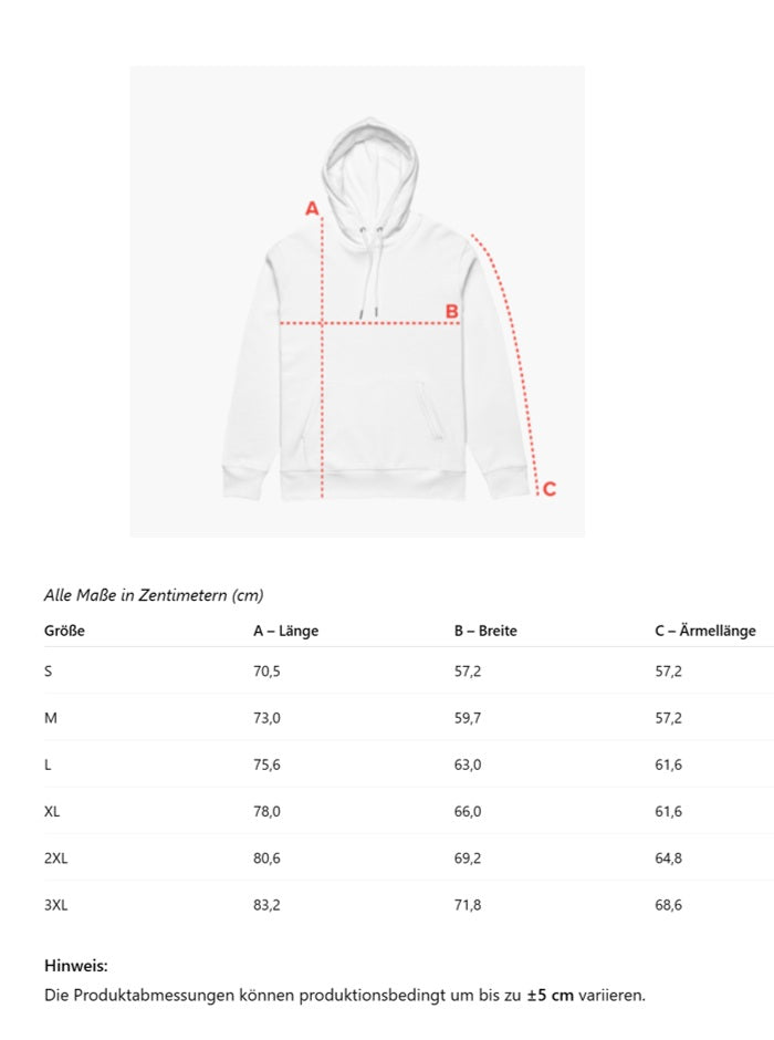 💙 clear mind – Oversized Hoodie