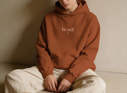 🖤 be still – Oversized Hoodie