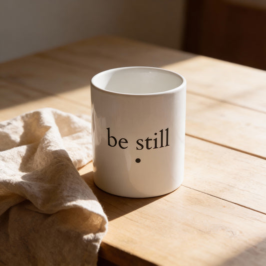 ☕ be still – Tasse